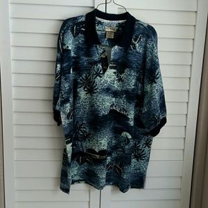 Island Sport Shirt Size XL 100%Cotton